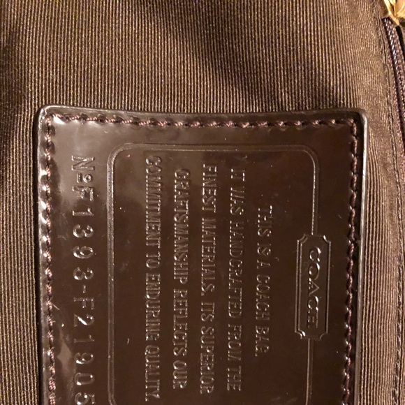 Authentic Coach Brown and Tan Purse - Picture 3 of 7